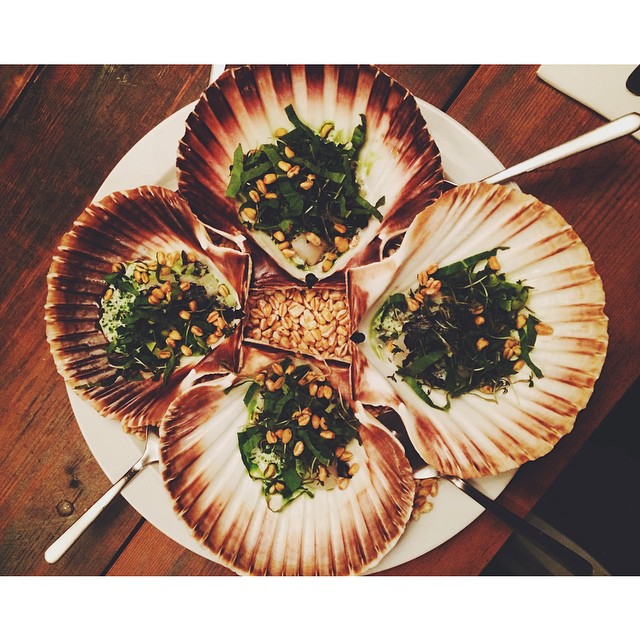 Reminiscing about last night's amazing dinner and wondering why we don't serve more food in shells now on the blog! #ontheblog #thecopenhagentales #copenhagen #denmark #newnordic #scandinavianfood #danishfood #restauranthoest #hoest #hostcopenhagen #höst
